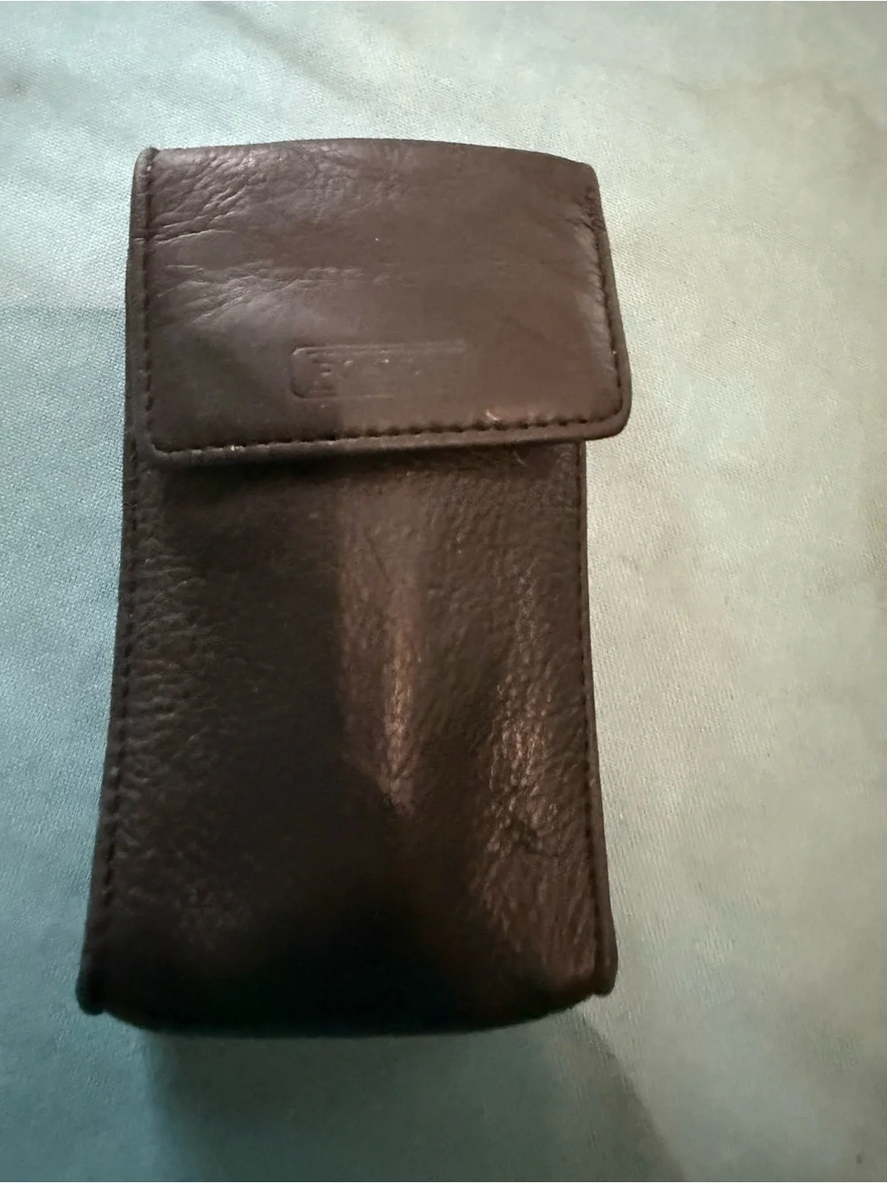 Fossil Brown Leather Cell Phone Holster